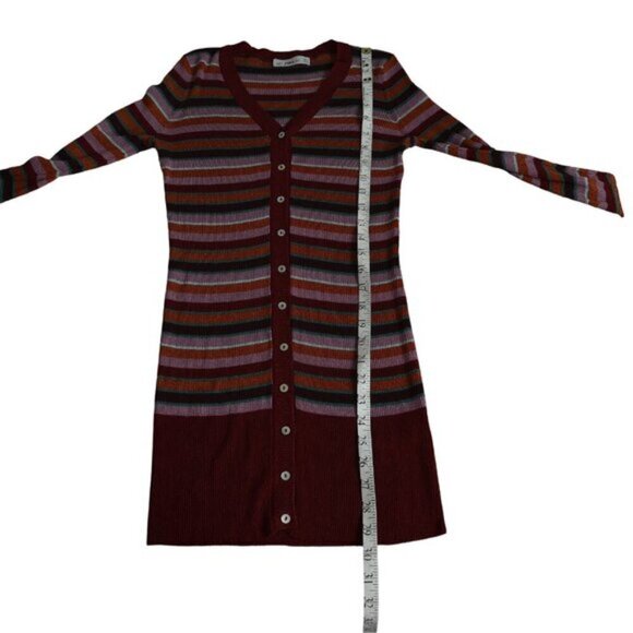 Zara Cardigan Striped Shimmery Thread Knit Special Edition Size Small - Picture 13 of 13